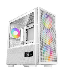 Кутия за компютър DeepCool Case EATX - CH560 Digital White A-RGB