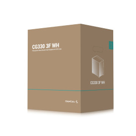Кутия за компютър DeepCool Case mATX - CG330 3F WH - 3 ARGB Fans