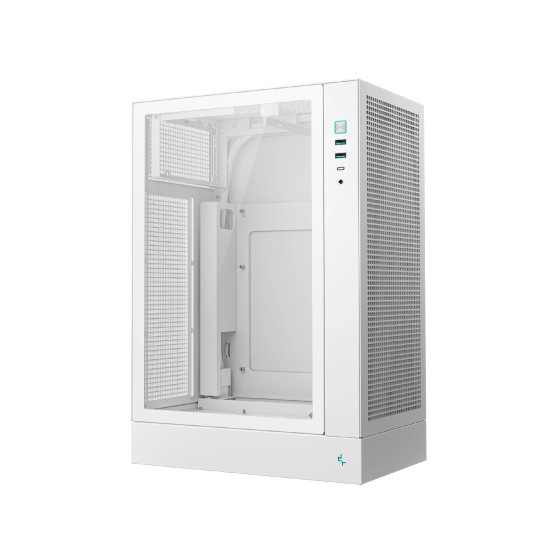 Кутия за компютър DeepCool Case mATX - CH170 PLUS, White