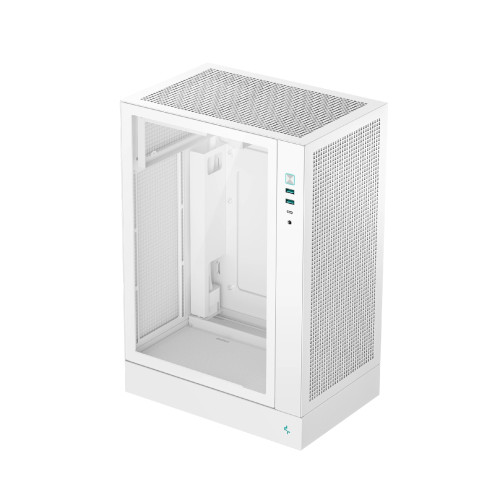 Кутия за компютър DeepCool Case mATX - CH170 PLUS, White