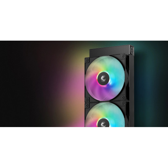 Водно охлаждане DeepCool Water Cooling LE240 V2 - Addressable RGB - LGA1851/AM5