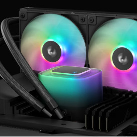 Водно охлаждане DeepCool Water Cooling LE240 V2 - Addressable RGB - LGA1851/AM5