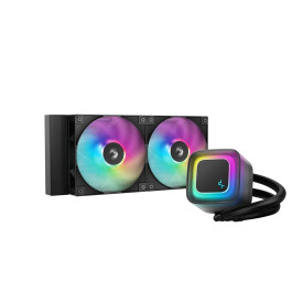Водно охлаждане DeepCool Water Cooling LE240 V2 - Addressable RGB - LGA1851/AM5