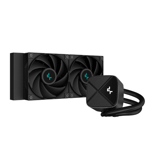 Водно охлаждане DeepCool Water Cooling LS520S Zero Dark - LGA1700/AM5