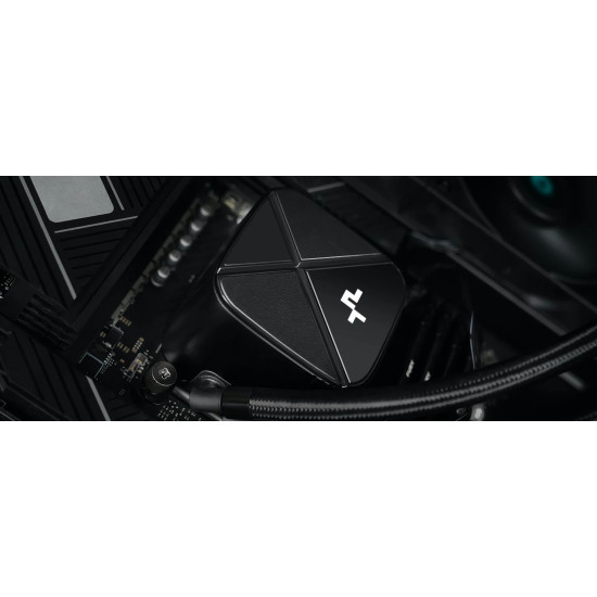 Водно охлаждане DeepCool Water Cooling LS520S Zero Dark - LGA1700/AM5