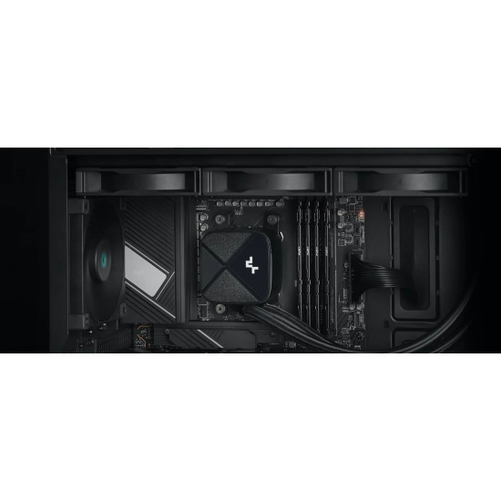 Водно охлаждане DeepCool Water Cooling LS520S Zero Dark - LGA1700/AM5