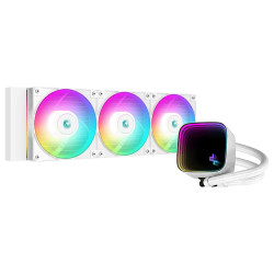 Водно охлаждане DeepCool Water Cooling LS720 SE White - Addressable RGB, Infinity mirror design - LGA1700/AM5