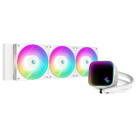 Водно охлаждане DeepCool Water Cooling LS720 SE White - Addressable RGB, Infinity mirror design - LGA1700/AM5