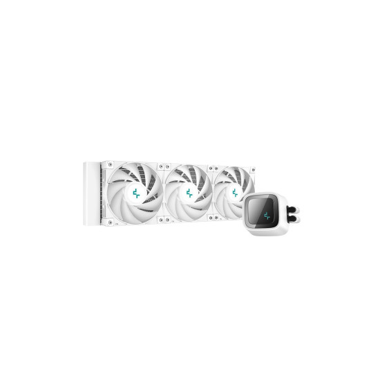 Водно охлаждане DeepCool Water Cooling LS720 WH - Addressable RGB, Infinity mirror design - LGA1700/AM5