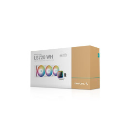 Водно охлаждане DeepCool Water Cooling LS720 WH - Addressable RGB, Infinity mirror design - LGA1700/AM5