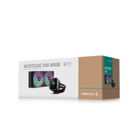 Водно охлаждане DeepCool Water Cooling MYSTIQUE 240 ARGB - LCD Screen