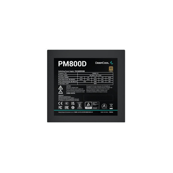 Захранване DeepCool PSU 800W - 80+ Gold - PM800D