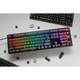 Клавиатура Ducky DKON2108ST BUSPDABAAAC1, USB, RGB, Cherry MX Brown, Black