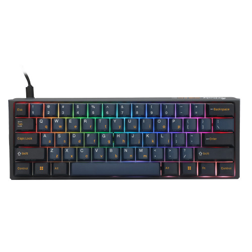 Клавиатура Ducky One 3 Pro Mini Nazca Line 8K, RGB, Cherry MX2A RGB Speed Silver, Black