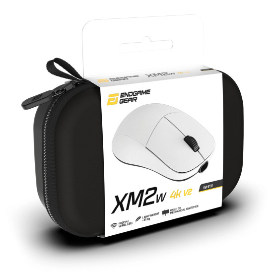 Безжична мишка Endgame Gear XM2w 4K v2 - Wireless Gaming Mouse - White