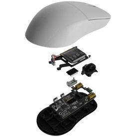 Безжична мишка Endgame Gear XM2w 4K v2 - Wireless Gaming Mouse - White
