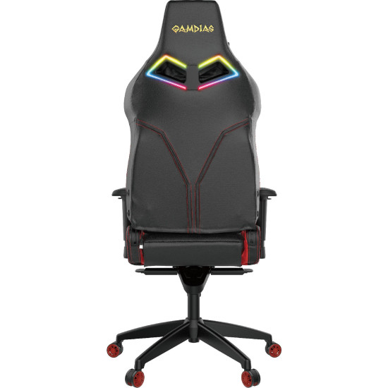 Геймърски стол Gamdias Gaming Chair - ACHILLES P1-L RGB Black/Red