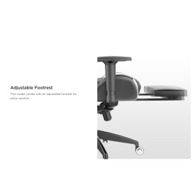 Геймърски стол Gamdias Gaming Chair - ACHILLES P1-L RGB Black/Red