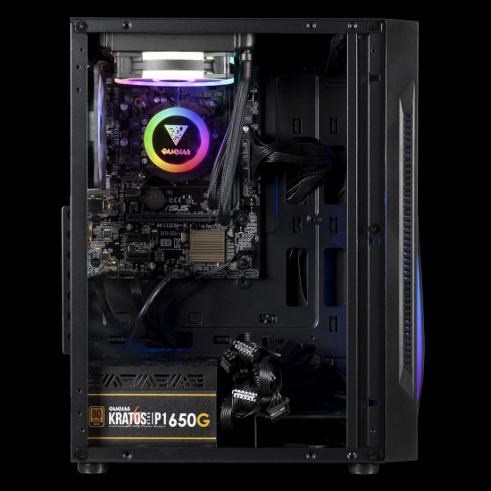 Кутия за компютър Gamdias Case ATX - ARGUS E5 - aRGB, Tempered Glass