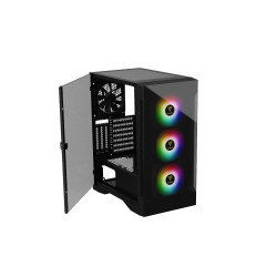 Кутия за компютър Gamdias Case ATX - TALOS E2 Elite - aRGB, Tempered Glass