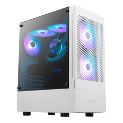Кутия за компютър Gamdias Case ATX - TALOS E3 MESH White - aRGB, Tempered Glass