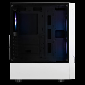 Кутия за компютър Gamdias Case ATX - TALOS E3 MESH White - aRGB, Tempered Glass