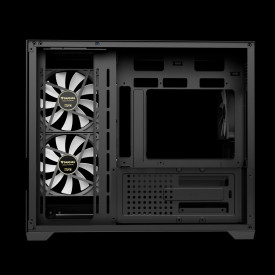 Кутия за компютър Gamdias Case mATX - AURA GC10M - 3 x 120 mm A-RGB, Tempered Glass