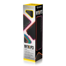 Подложка за мишка Gamdias Mouse pad - NYX P3 Multi Color - RGB, USB