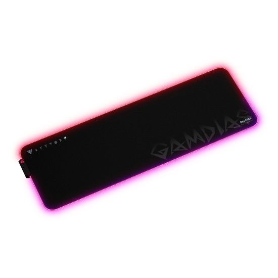 Подложка за мишка Gamdias Mouse pad - NYX P3 Multi Color - RGB, USB