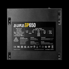 Захранване Gamdias PSU 650W - AURA GP650