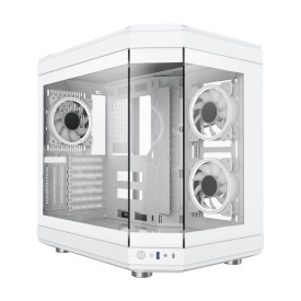 Кутия за компютър Gamemax Case ATX - HYPE White - Addressable RGB