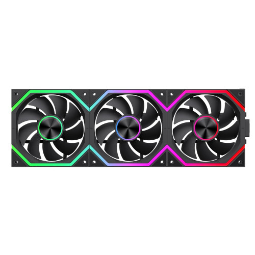 Комплект вентилатори Gamemax Fan Pack 3-in-1 3x120mm - FN12A-N2 WL - Daisy-Chain, A-RGB