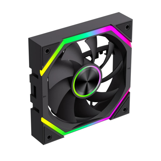Комплект вентилатори Gamemax Fan Pack 3-in-1 3x120mm - FN12A-N2 WL - Daisy-Chain, A-RGB