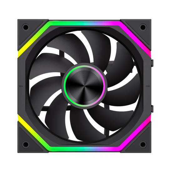 Комплект вентилатори Gamemax Fan Pack 3-in-1 3x120mm - FN12A-N2 WL - Daisy-Chain, A-RGB