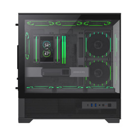 Кутия за компютър Gamemax Case EATX - Vista 2 MB - 3 x 120 mm Addressable RGB