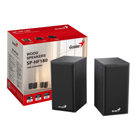 Тонколони Genius Speakers 2.0 - SP-HF180 - 6W, USB, Black