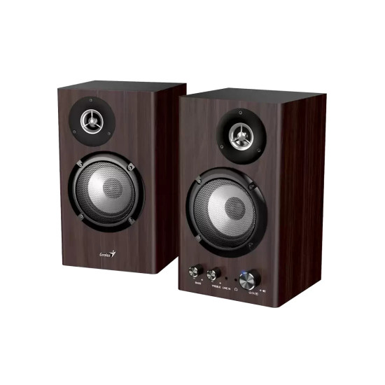 Тонколони Genius Speakers 2.0 - SP-HF1812BT - 50W RMS, Bluetooth 5.3, Dark Brown