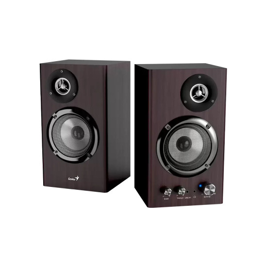 Тонколони Genius Speakers 2.0 - SP-HF1812BT - 50W RMS, Bluetooth 5.3, Dark Brown