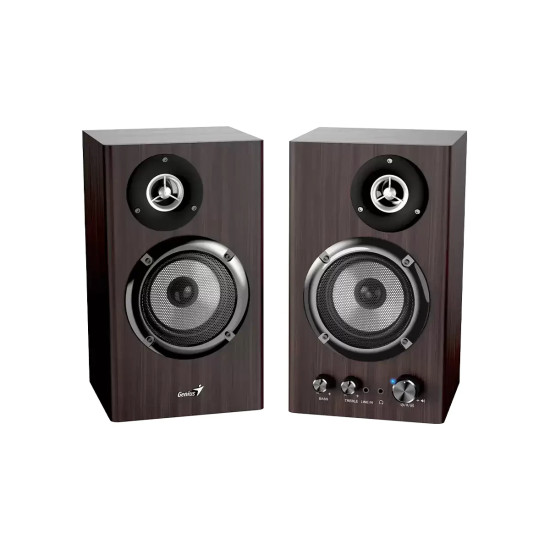 Тонколони Genius Speakers 2.0 - SP-HF1812BT - 50W RMS, Bluetooth 5.3, Dark Brown