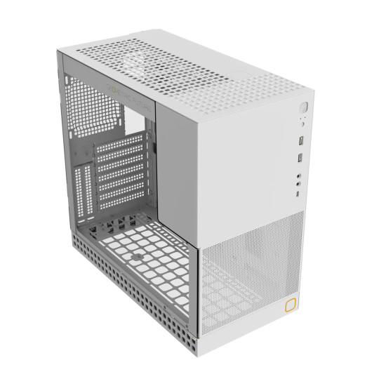 Кутия за компютър Geometric Future Case EATX - Model 4 King Arthur White