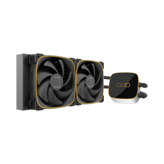 Водно охлаждане Geometric Future Water Cooling - Eskimo Junior 24 Black - LGA1700/AM5