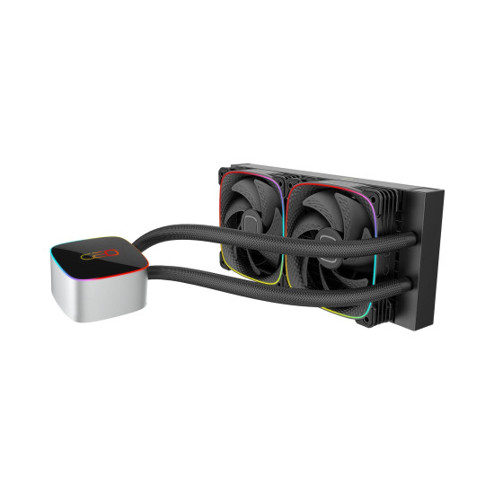 Водно охлаждане Geometric Future Water Cooling - Eskimo Junior 24 Black - LGA1700/AM5