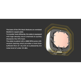Водно охлаждане Geometric Future Water Cooling - Eskimo Junior 24 Black - LGA1700/AM5