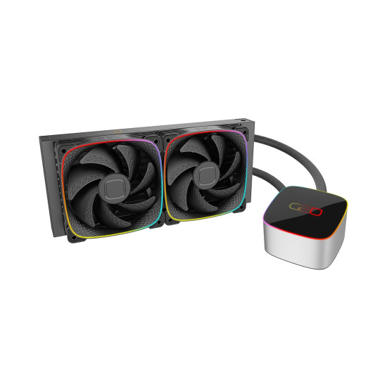 Водно охлаждане Geometric Future Water Cooling - Eskimo Junior 24 Black - LGA1700/AM5
