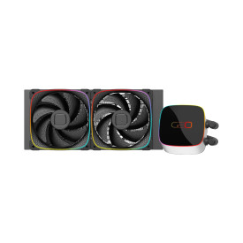 Водно охлаждане Geometric Future Water Cooling - Eskimo Junior 24 Black - LGA1700/AM5