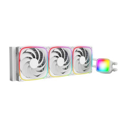 Водно охлаждане Geometric Future Water Cooling - Eskimo Pro 420 White - Addressable RGB, LGA1851/AM5