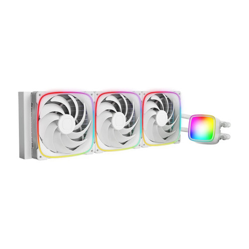 Водно охлаждане Geometric Future Water Cooling - Eskimo Pro 420 White - Addressable RGB, LGA1851/AM5