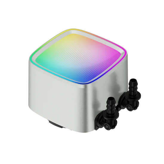 Водно охлаждане Geometric Future Water Cooling - Eskimo Pro 420 White - Addressable RGB, LGA1851/AM5