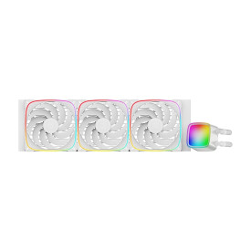 Водно охлаждане Geometric Future Water Cooling - Eskimo Pro 420 White - Addressable RGB, LGA1851/AM5