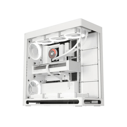 Кутия за компютър HAVN Case E-ATX - HS 420 Base Edition, White